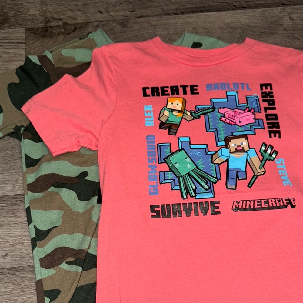 Kids Pink Graphic T-Shirt